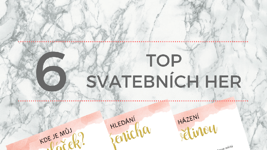 Sepsali jsme 6 top svatebních her